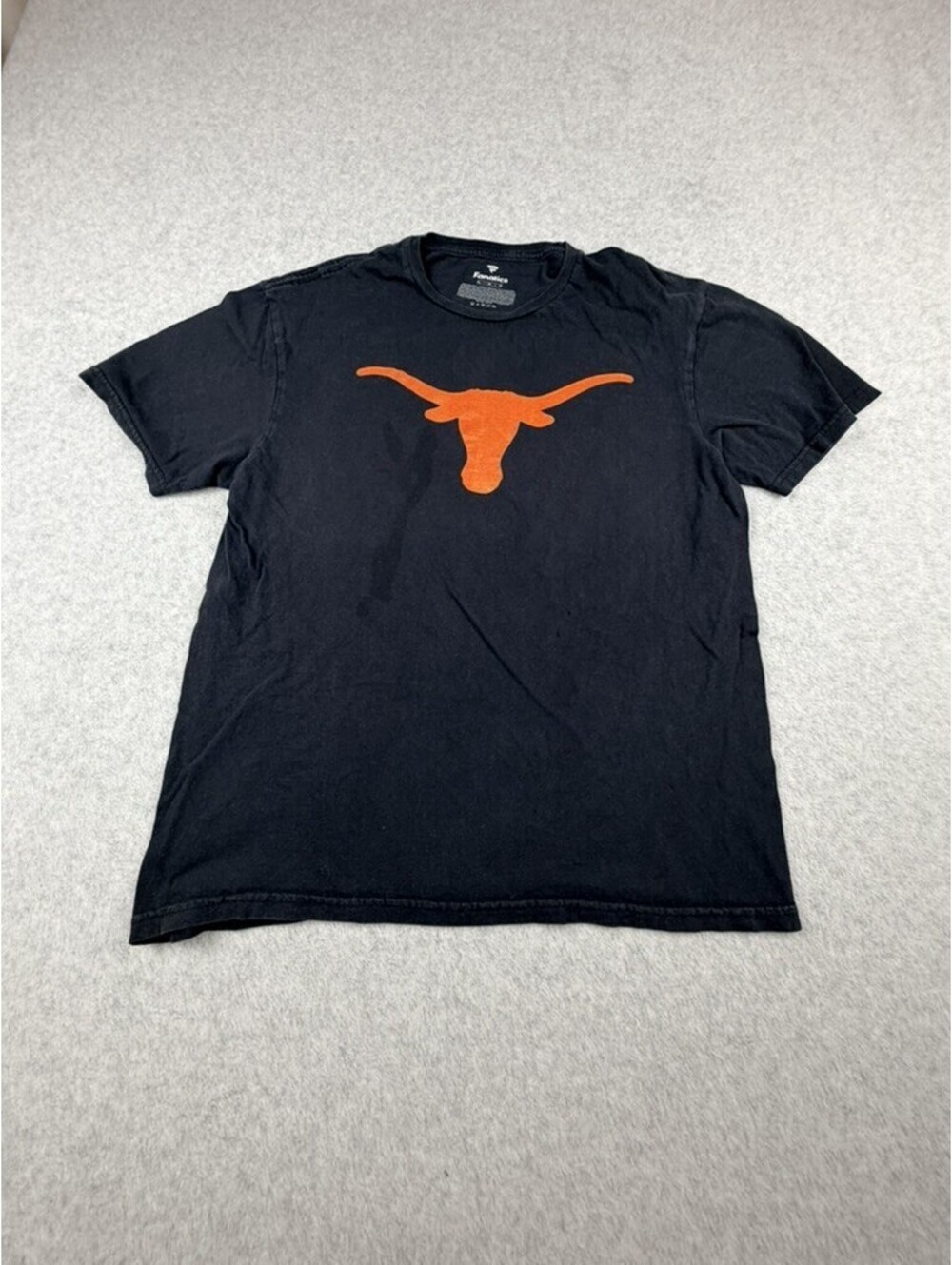Fanatics Mens T Shirt M Black University Texas Longhorns Orange Logo